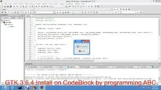 GTK 3 .6.4 Install on CodeBlock