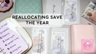 SAVE THE YEAR REALLOCATION | UK Low Income Cash Stuffing | Savings | #CashEnvelopeStuffing