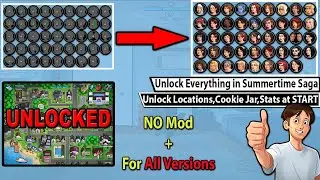 Summertime Saga: How To UNLOCK EVERY Cookie Jar & Map Location At Start [No Mod+All Versions]