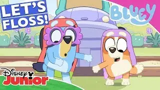 🕺 How To Floss! | Bluey | Disney Kids