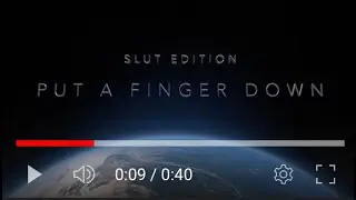 Put a finger down: SLUT edition 😛