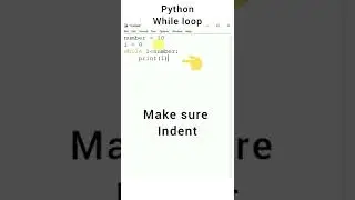 how to use while loop in Python idle 