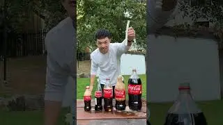 Giant Coke vs Mentos Explosion!