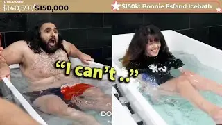 Esfand and Bonnie ICE Bath for $150,000 - OTK Charity Lift-a-Thon