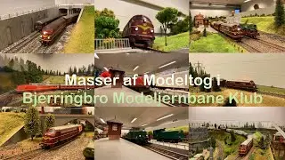 Masser af Modeltog i Bjerringbro Modeljernbane Klub | Lots of Modeltrains in BjMjbK