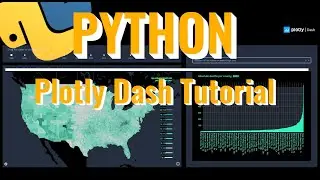 Python Plotly Dash Web App Tutorial (ONLY 20 lines of code)