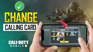 how to change calling card in Call of Duty on iPhone | change COD calling card