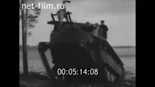 ЦНИИЛ ВЛ-3 вездеходная лебёдка (сюжет 1959г.)