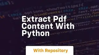 extract pdf content with python