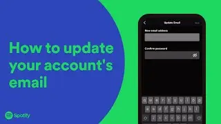 How to update the email address linked to your Spotify
