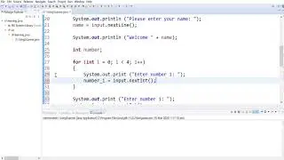 Java 6:  Using for loops to get multiple user input