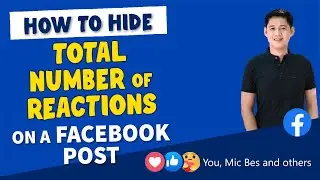 How to Hide the Total number of Reactions on a Facebook Post?
