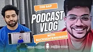 My First Podcast with Youtuber @backseatengineer  | SAP Podcast Vlog | MD YUSUF.