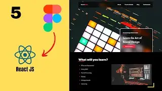 Figma To React JS | Build A Modern Responsive Website - Navbar