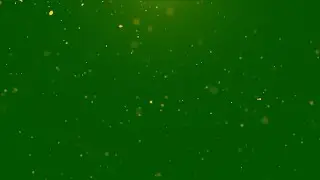 Gold Dust Particles Green Screen Effect | 1080p Background for video Editing (No Copyright)
