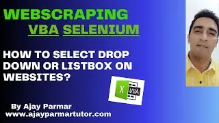 How to use Drop Down or List Box on websites - VBA Selenium- Powerful