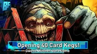 Gwent: Opening 40 Card Kegs! (Gwent Pack Opening)