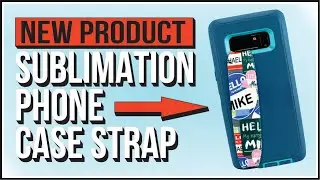 Sublimation Blank Neoprene Phone Case Strap - w/Velcro