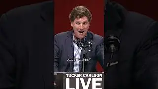 Tucker Reacts to Donald Trump’s “Eating Pets” Comment