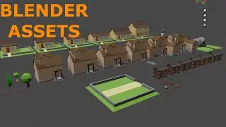 Another Building Game - 3D Asset Progression - Blender