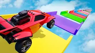 FORTNITE CARS MEGA RAMP JUMP 🚀 by NestCreativeFN 🛩️ Fly Across the Map! 🚗 MAP CODE: 3108-8568-9817