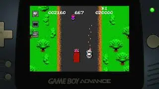 Spy Hunter Nintendo Game Boy Advance Emulated