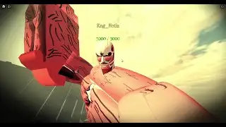 NEW Colossal Titan SLAM AND KICK SKILLS | New TYPICAL Titan Shifting Game MOBILE Roblox