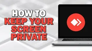 How To Keep your Screen Private in AnyDesk (Quick Tutorial)