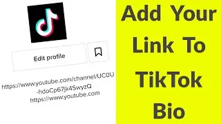 How to add a link to tiktok bio||connect your youtube & instagram||put clickable website link