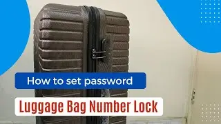 How to change the password of luggage bag? 🔑 🧳 🎒 💼
