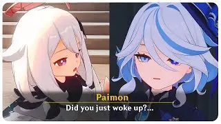 Paimon yet AGAIN manages to Annoy Furina (Cutscene) Roses and Muskets | Genshin Impact 4.3