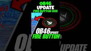 OB46 Update Best Fire Button | OB46 Update Free Fire Setting | Best Fire Button Size in Free Fire