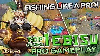 TOP 1 GLOBAL EBISU — PRO Build and Gameplay | Onmyoji Arena