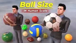 Ball size comparison - Part 2 ( All Balls size )