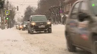 Рязань встала в десятибалльных пробках