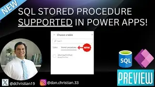 SQL Stored Procedure Supported In Power Apps