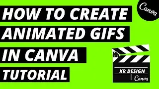 How to Create Animated Gif in Canva | Canva Tutorial