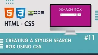 Creating a Stylish Search Box Using CSS | Search Box in HTML CSS | Search Bar CSS Animation