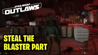 New Tricks: Steal the Blaster Part from Crimson Dawn District | Star Wars Outlaws