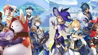 GENSHIN IMPACT VS THE LEGEND OF NEVERLAND