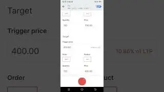How to Place Gtt Sell or Stop loss order simultaneously