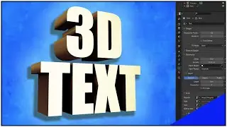 3D Text in Blender: Everything You Need to Know!