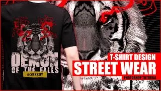 T-Shirt Design Tutorial - Japanese Style Design - Photoshop Tutorial