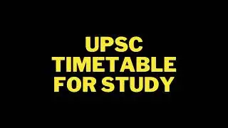 upsc time table for study | #upscmotivation | #shortsvideo | #shortsfeed