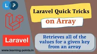 Arr::pluck() - retrieves all value for a given key from an array | Laravel Tricks | Laravel Tutorial