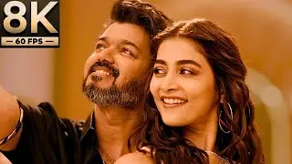 8K Remastered - Arabic Kuthu | Thalapathy Vijay, Pooja Hegde | Beast