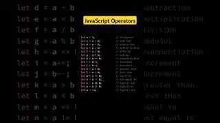 JavaScript operators #javascript #javascripttutorial #operator #shorts #webdevelopment #shortsfeed