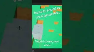 Textures in the world of voxel generation, Unreal Engine 5. Tutorial next week #shorts #unrealengine