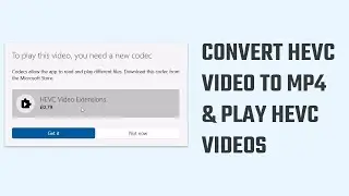 How to Play HEVC Videos? Convert HEVC video to MP4 with Handbrake | 2023