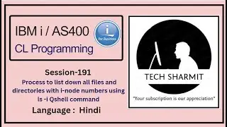 Process to fetch files and directories recursively  with ls -i Qshell command | ibmi training | ibm